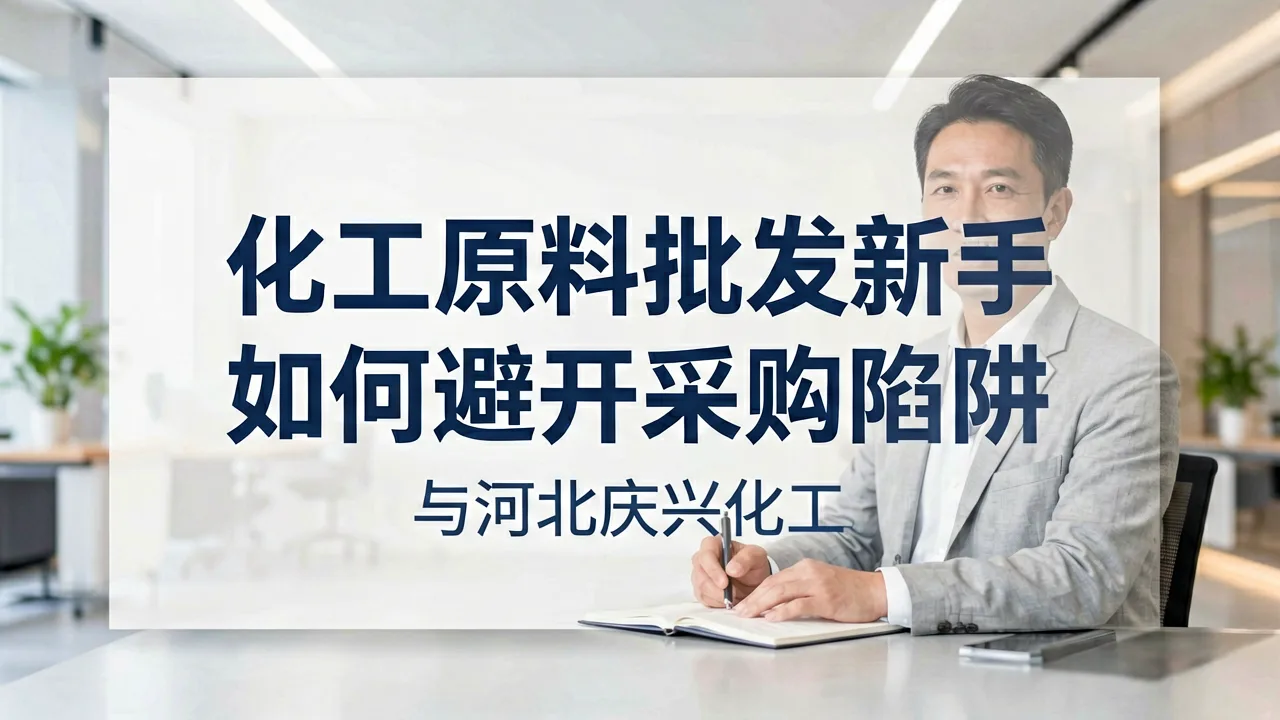 化工原料批发新手如何避开采购陷阱