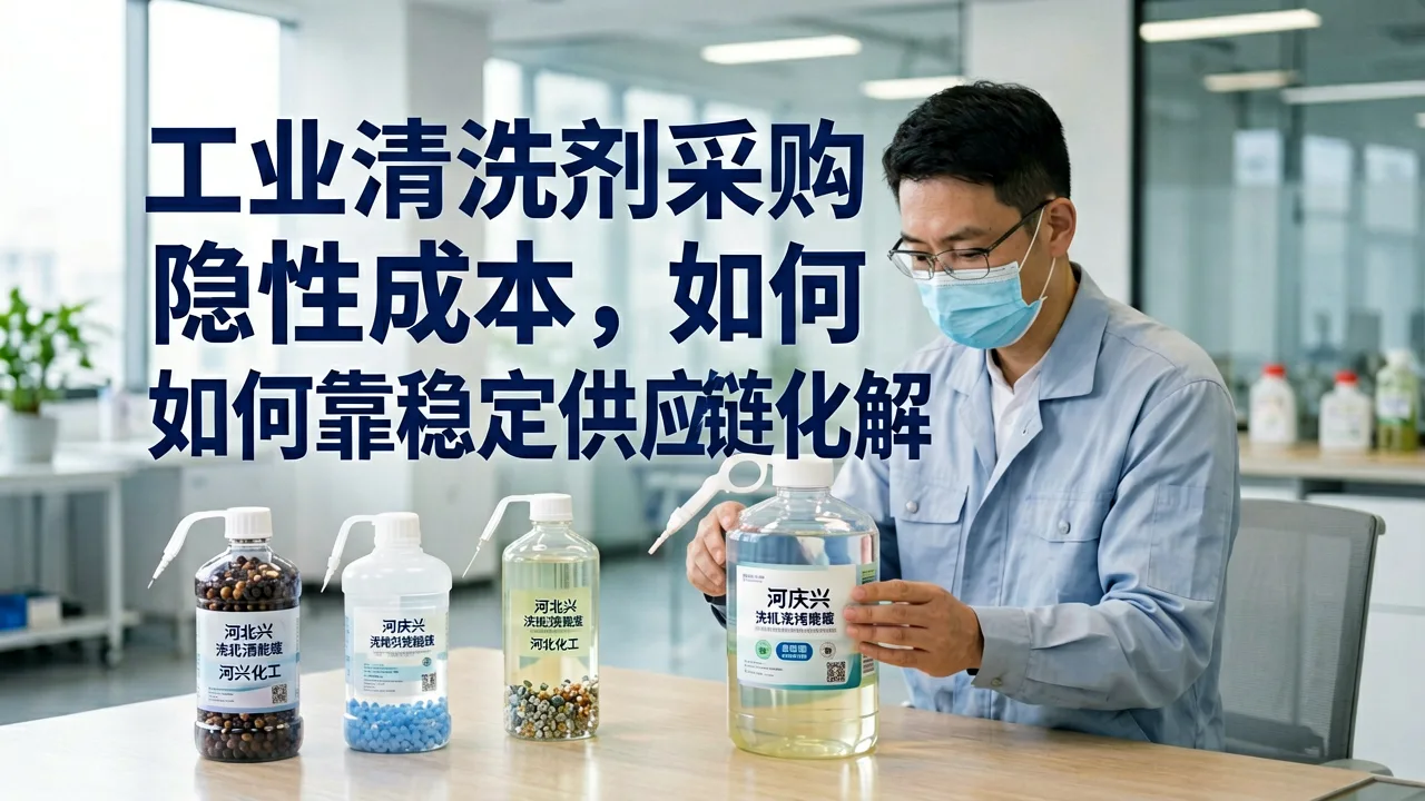 工业清洗剂采购的隐性成本，如何靠稳定供应链化解