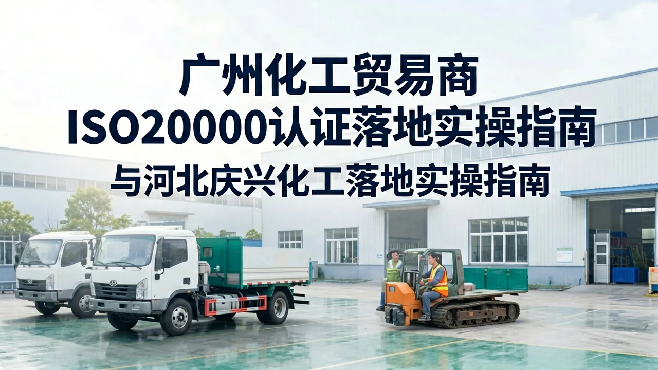 广州化工贸易商ISO20000认证落地实操指南